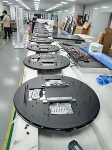 23,6 дюймов 848*848 круговой ЖК-экран рекламы Android совместимый цифровой дисплей вывески металлический круглый дисплей - Product Image 4