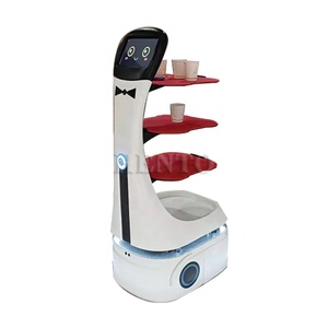 Robot autónomo para evitar obstáculos para servir alimentos/Precio del robot de entrega de alimentos/Camarero robot de restaurante - Product Image 6