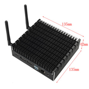 I5-8265U I7-10510U ไม่มีพัดลมมินิพีซีเกมเมอร์ HD DP Type-C 6 * USB คอมพิวเตอร์เดสก์ท็อปอุตสาหกรรมขนาดเล็กพร้อมปลั๊กเราเคสคอมพิวเตอร์แบร์โบน - Product Image 5