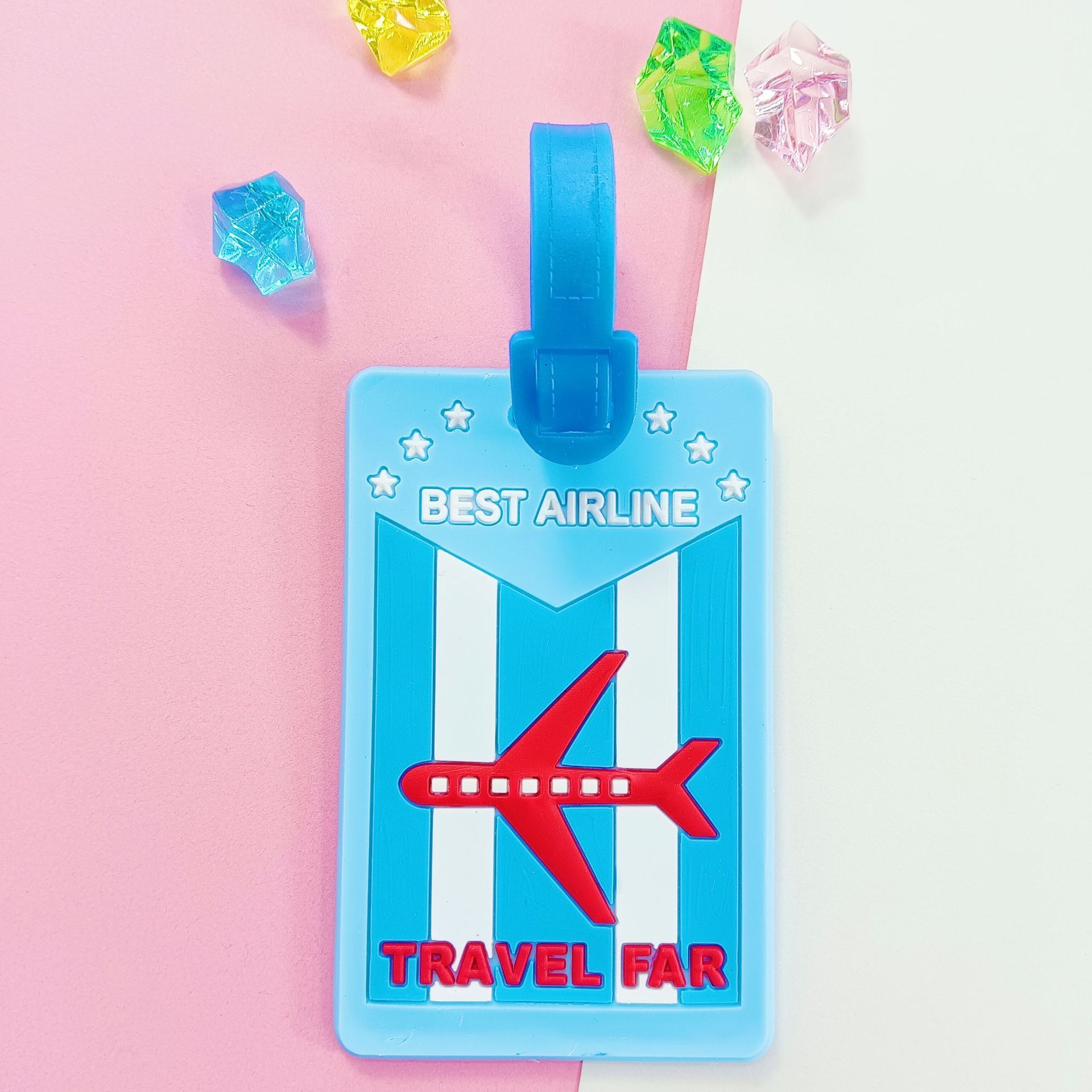 Avión azul