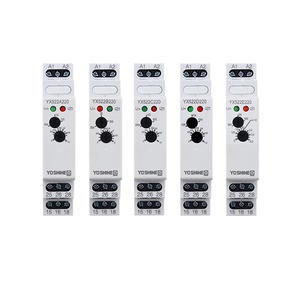 Yx522A/B/C/<strong>D</strong>/E Digital Time Delay Relays Multi-Time Period Rail Type Relay Replacement for AH3 - Product Image 1