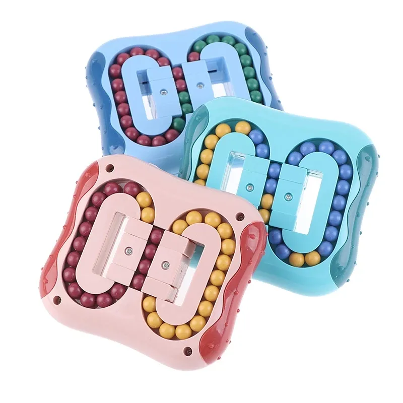 Cube magique anti-Stress, jouets pour enfants et adultes, puzzle rotatif, perles, Spinner, jouet