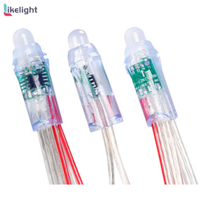 12mm <strong>DMX</strong>/WS2811 Addressable RGB Pixel <strong>String</strong> Lights IP67 Waterproof <strong>LED</strong> for Christmas &amp; Outdoor Decor - Product Image 1