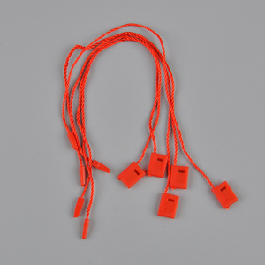 2021 New Arrival 7 Inch Red Square Hanging Tablets Label <strong>String</strong> Fashion <strong>Tag</strong> Rope <strong>Loop</strong> Plastic <strong>Tag</strong> Rope for Clothing - Product Image 6