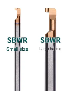 Darbeye dayanıklı Tungsten çelik iç kanal açma kesici KT40 için CNC torna-SBWR küçük delik delme aracı - Product Image 3