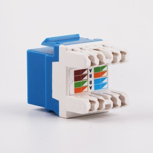 Componentes de conexión estandarizados para cableado de red, adaptado a Gigabit Ethernet CAT6 UTP Keystone Jack