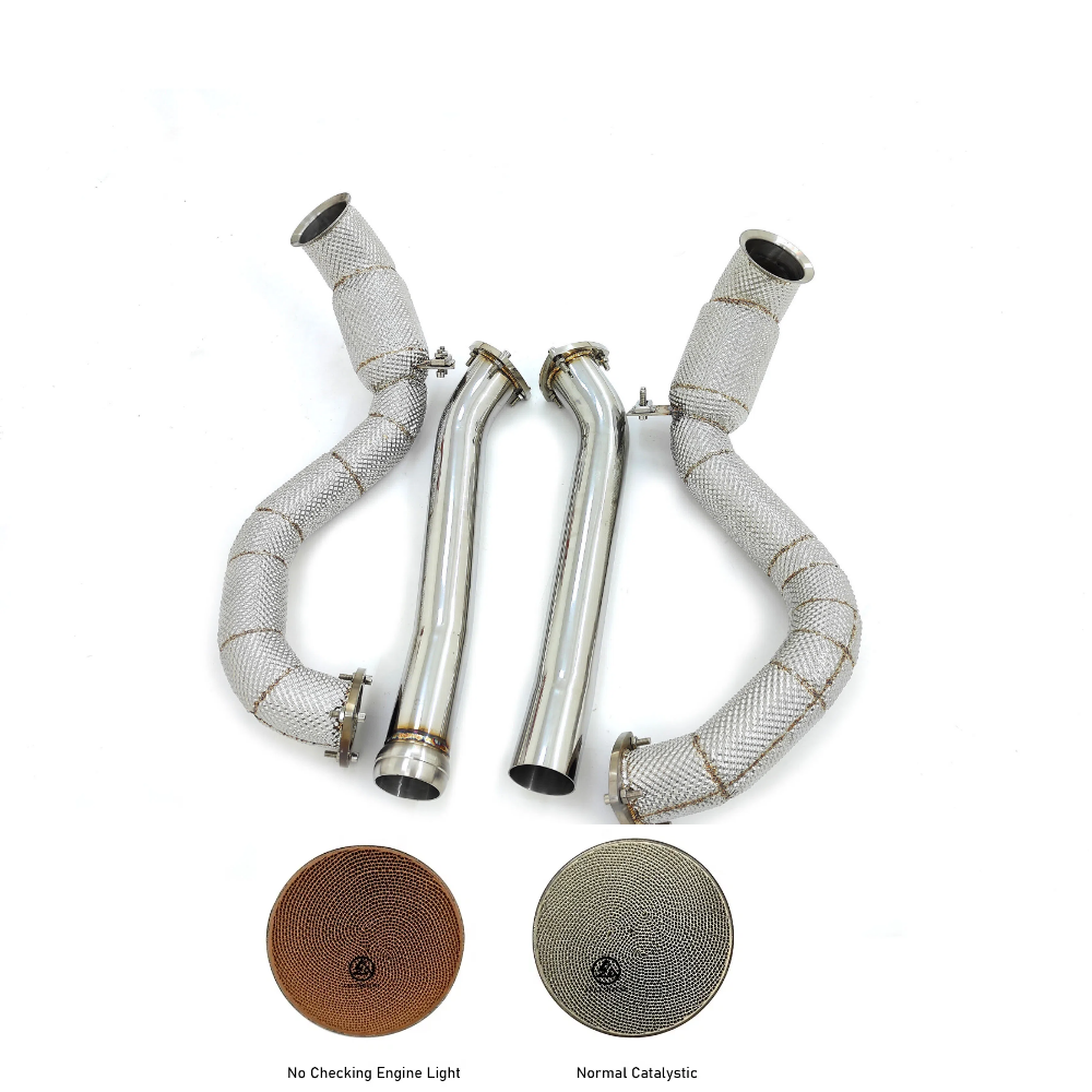 T304 Stainless Steel Exhaust Downpipe & Front Pipe