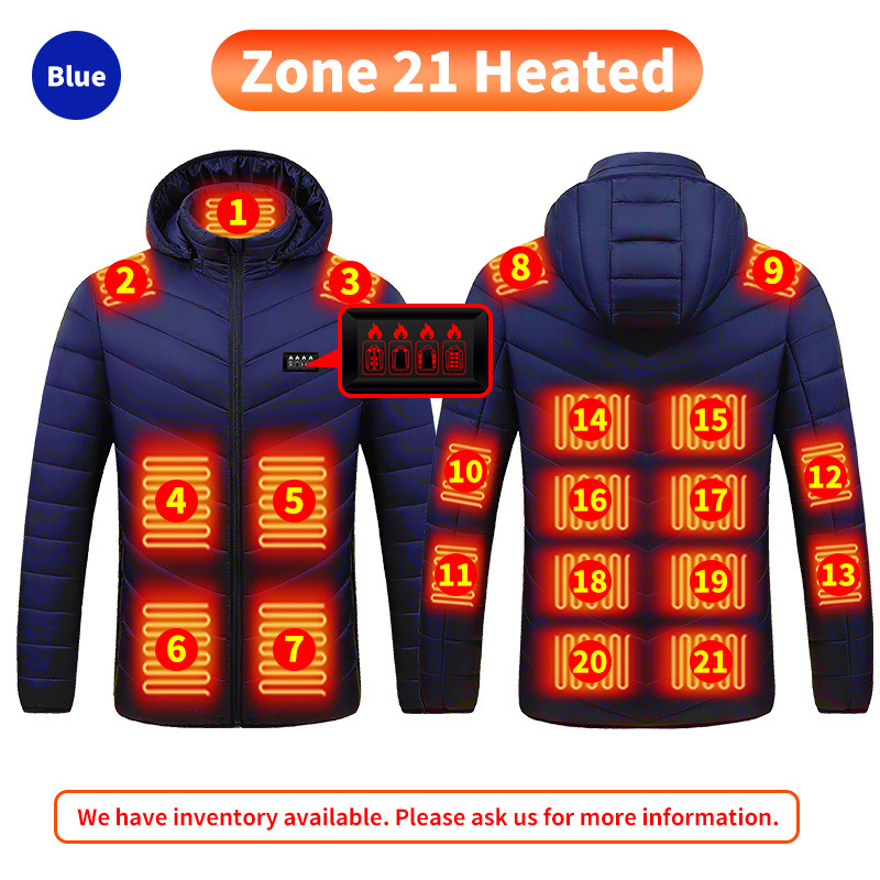 Blue 21 zones Heated