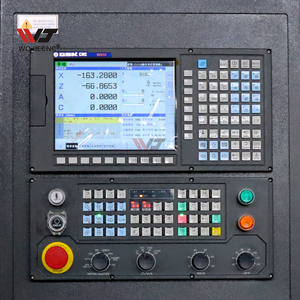 Letto obliquo cnc tornio macchina TCK56A tornio cnc programmazione contropunta