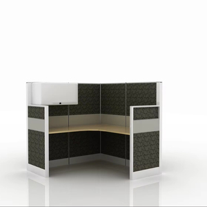 LCN Versatile Office Space <strong>Division</strong> Custom-Size Wood Panel Partition with Plated Aluminium Frame Various Color Options - Product Image 1