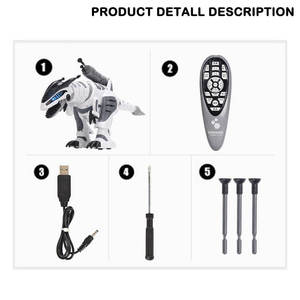 可编程遥控机械恐龙遥控玩具触摸智能恐龙玩具龙机器人 - Product Image 6