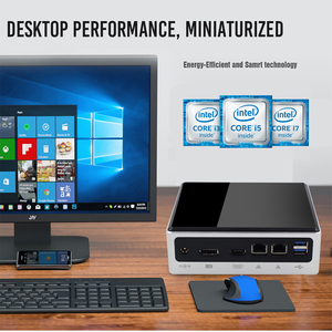 Mini computadora de oficina de escritorio con 10110U HD DP 8GB DDR4 256GB SSD Win10 nueva 10th generación Intel Core I3 I5 I7 Brother PC Host - Product Image 6