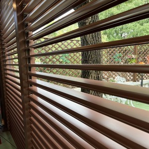 Custom decorativo costruito in feritoia con otturatore cavo in alluminio vetrate finestre scorrevoli in alluminio - Product Image 4