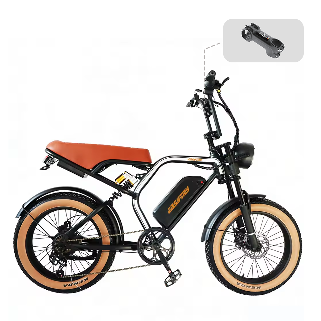Brown Spoke wheel with digital display