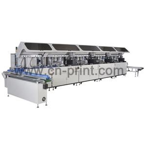 Macchina da stampa automatica a 4 colori nuova condizione per il grande secchio di plastica stampante automatica di carico/scarico del tubo - Product Image 1