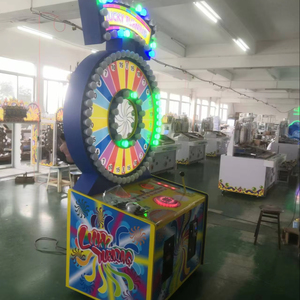Dijital baskılı Metal ve plastik eğlenceli Spin tekerlek deneyimi ile çocuklar sikke itici makine için şanslı dönüm Spin Arcade oyunu - Product Image 5