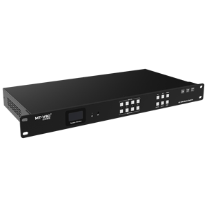 Interruptor de matriz HDMI sin costuras, 4x4, 4K, 30hz, compatible con controlador de vídeo de pared 2x2 EDID + Audio