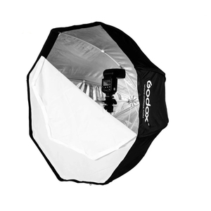 原装Godox 80厘米照相馆便携式八角形Speedlite雨伞软盒反射器，用于闪光Speedlight - Product Image 4