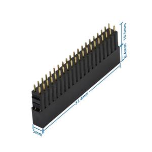 Sedile femminile a 2*20 a tre strati con passo elevato da 2.54mm GPIO fila accentuata adatto per lampone PI 3B 3B 4B - Product Image 4
