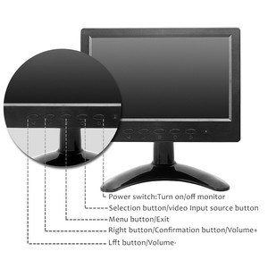 7 pulgadas monitor de PC 1024*600 VGA monitor LCD/LED - Product Image 5