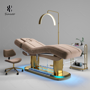 Di alta qualità Spa trattamento riscaldato lettino da massaggio vibrante salone di bellezza medico sedia viso letto elettrico lettino da massaggio - Product Image 2
