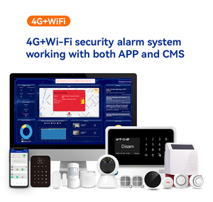 遥控拓安4G WiFi房屋报警系统G90C与安全防护应用程序配合使用，具有两组短信报警功能 - Product Image 2