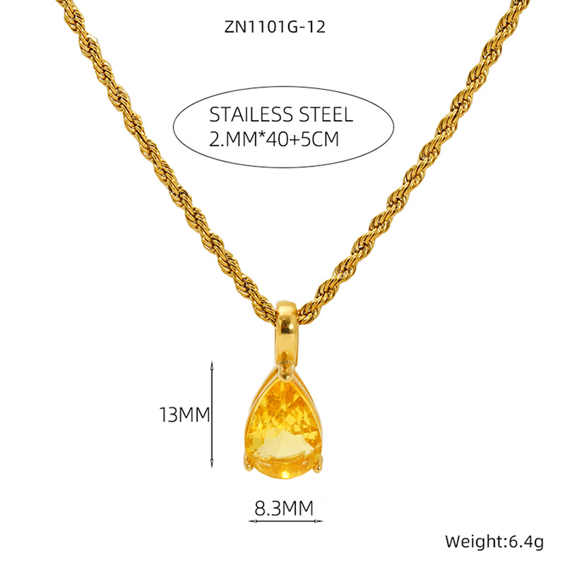 Gold-Yellow Diamond Tail Tag
