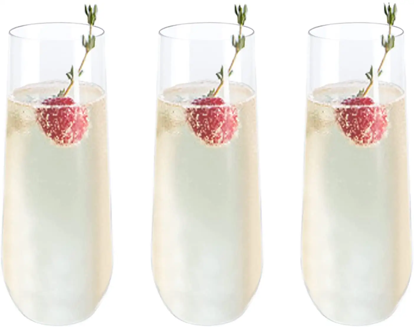 Flûtes à champagne en plastique sans tige, verres à vin rouge, jus de vin, lait, tasse pour les bars et les restaurants