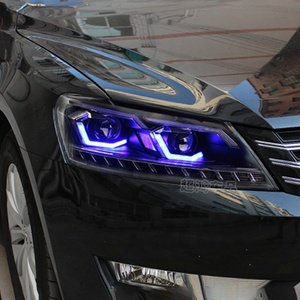 VOLKSWAGEN Passat için V6 B7 LED far yeni LED kafa ışık projektör Lens 2011-2015 yıl sıralı dönme sinyali - Product Image 3