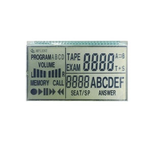 Factory Cheap Monochrome <strong>Lcd</strong> Module Custom Segment <strong>Lcd</strong> <strong>Display</strong> <strong>with</strong> Tn Htn Stn Fstn Va Screen