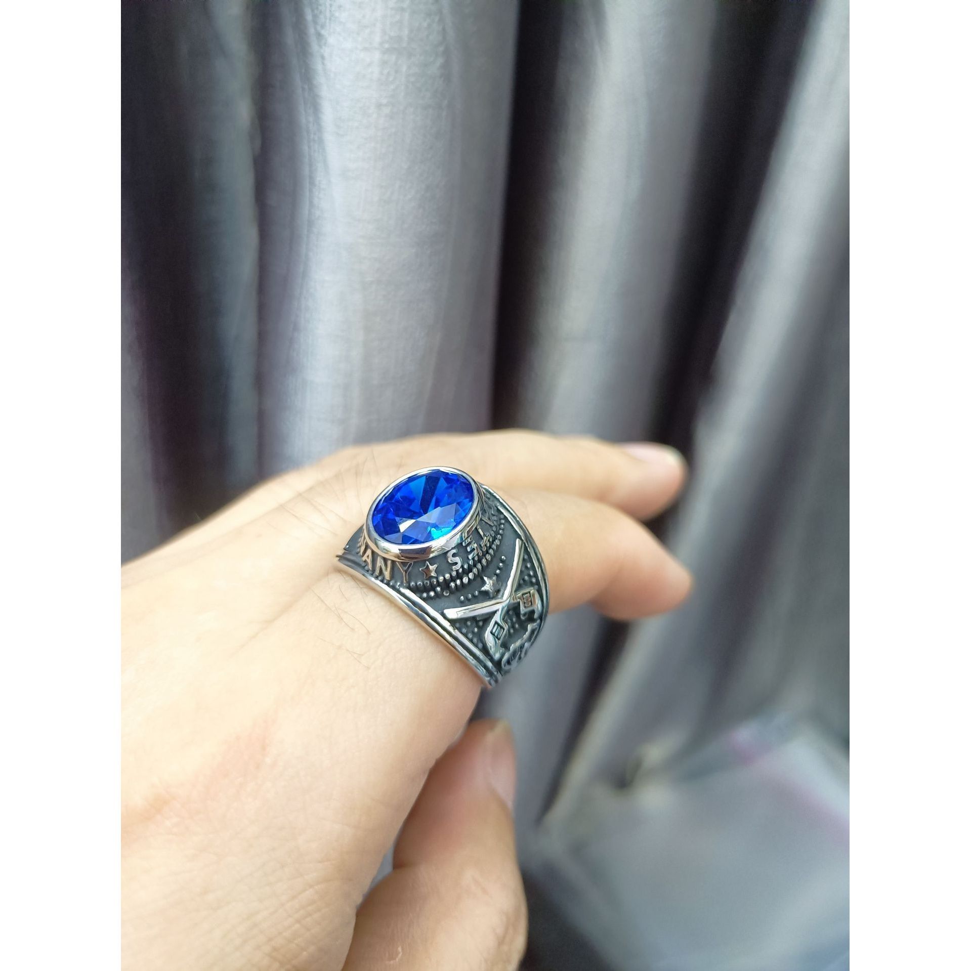 Steel Blue Stone
