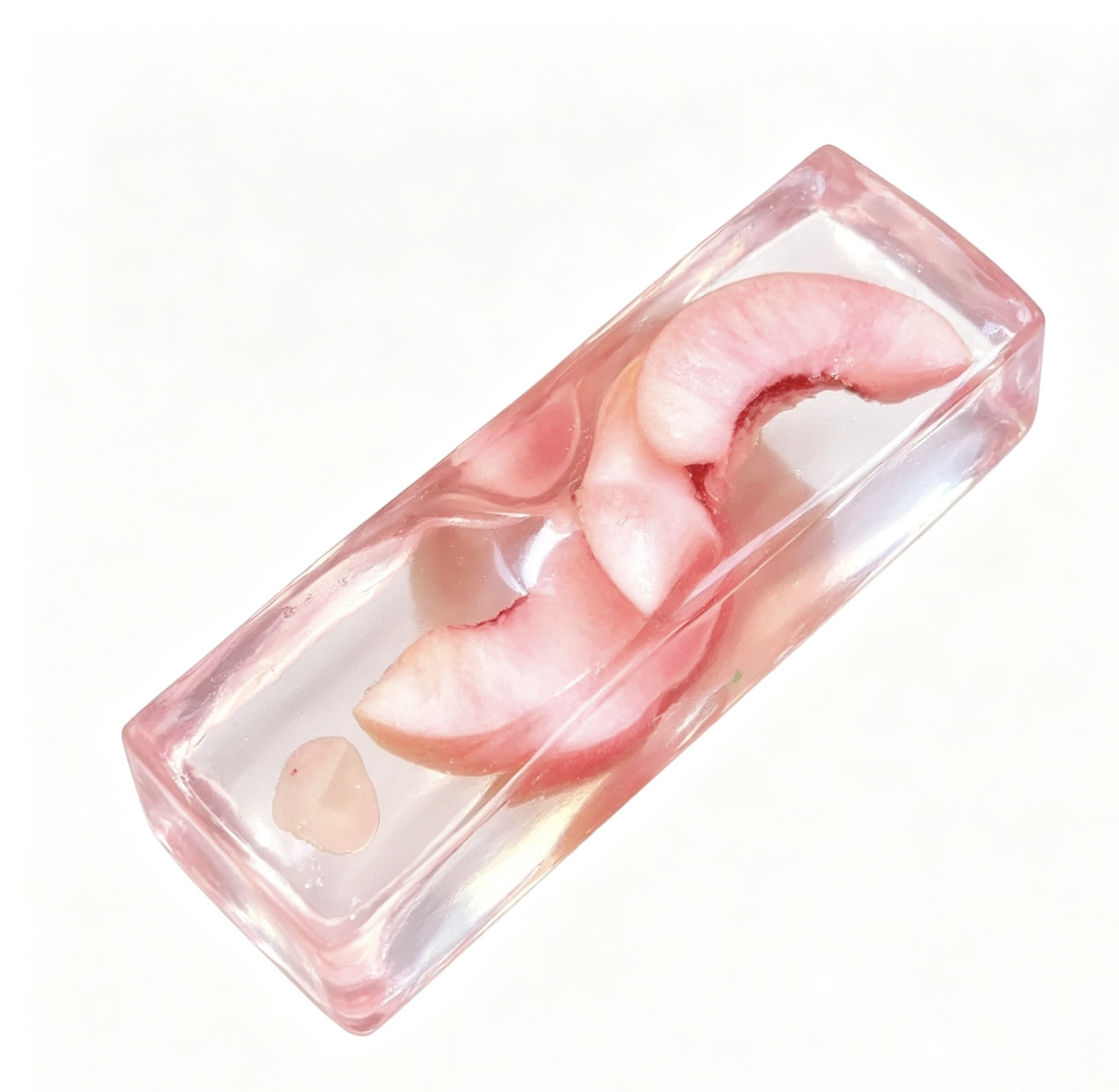 Barres de fruits à la pêche et à la vaseline