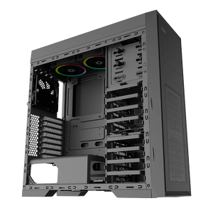 Full Tower ATX <strong>Computer</strong> Case, Silent Design with Multi-HDD Position Chassis for PC Server, Workstation - Product Image 5
