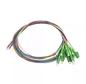 Fiber optik paket Pigtail LC/APC konektörü 12 renk 0.9mm SM FTTH Pigtail - Product Image 2