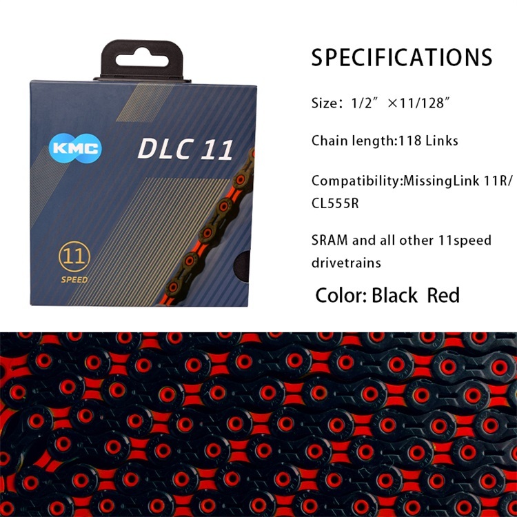 11DLC negro rojo