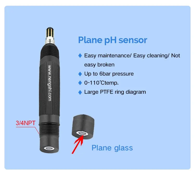 Nengshi usine prix de gros bonne qualité à faible coût pH combinaison sonde électrode ph-mètre