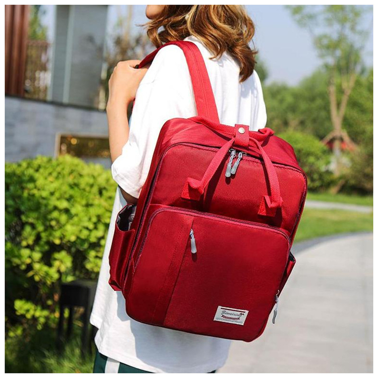 wholesale Fashion Waterproof Backpack Mommy baby diaper bag for mom