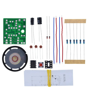 NE555 DIY elektronik modülleri kitleri Ding Dong kapı zili PCB kaynak laboratuvar paketi kapı zili kiti ev kullanımı için laboratuvar - Product Image 3