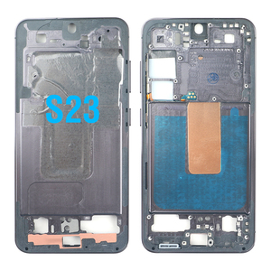 กรอบด้านหน้าโทรศัพท์มือถือขนาด6.8นิ้วกรอบกลางสำหรับ Samsung Galaxy S23อะไหล่กรอบจอแสดงผล LCD
