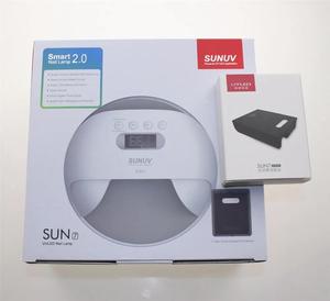 Lámpara de uñas de almacenamiento de energía 48W UV LED Fuente de luz doble Máquina secadora de uñas con memoria de temporizador inteligente y sensor con batería - Product Image 6