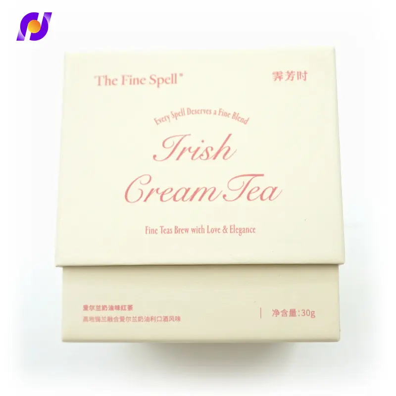 Milk Tea Flip Carton Square se puede personalizar LOGO caja fabricante cajas decorativas