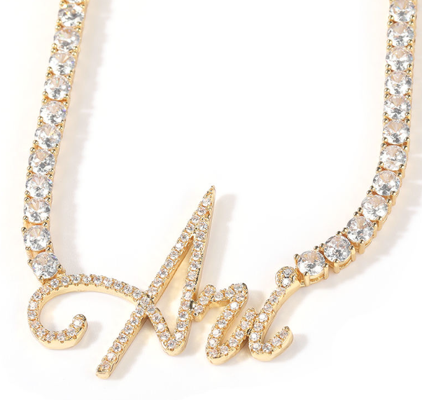 Rose gold 4 letters