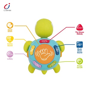 Chengji Learning <strong>Toy</strong> Multi-functional Cartoon <strong>B</strong>/O Drum Baby Learning <strong>Toy</strong> Musical Turtle Juguetes Plastic Turtle Electric <strong>Toy</strong> - Product Image 4
