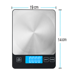 2023 Thép Không Gỉ 5Kg 10Kg Điện Tử Dinh Dưỡng Máy Tính USB Có Thể Sạc Lại Kỹ Thuật Số Quy Mô Nhà Bếp Quy Mô Thực Phẩm - Product Image 2