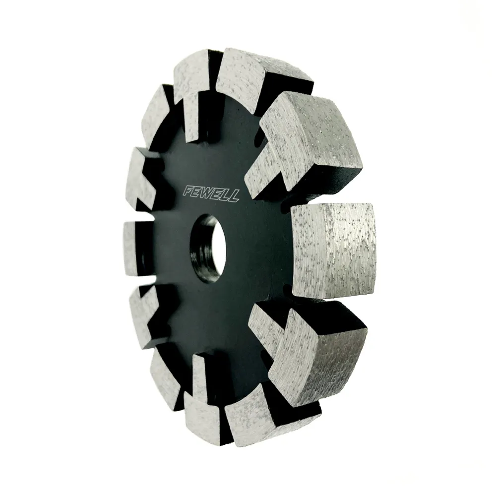 Hoja de sierra de punto de corte de diamante para hormigón duro, 120x12x22,23mm, 17mm de espesor, para pared, suelo, calefacción, ranurado
