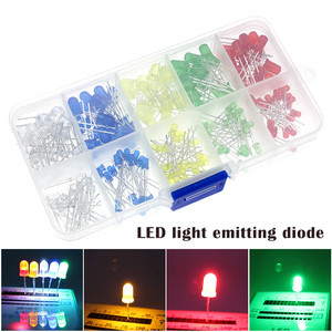 200 pezzi 3MM 5mm bianco giallo rosso blu verde LED diodi kit per Arduino progetto DIY - Product Image 4
