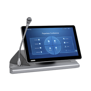 13.3\&quot; LED Dual-Sided Screen Desktop <strong>Computer</strong> with Paperless Conference LCD Microphone Lift <strong>Function</strong> for Voting Pop-up Monitor - Product Image 5