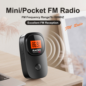 เครื่องรับวิทยุ FM แบบคลิปหลังขนาดเล็กสำหรับการประชุมและการฟังออกอากาศ-ใช้แบตเตอรี่ขนาดกะทัดรัดพิเศษขนาด AAA - Product Image 6