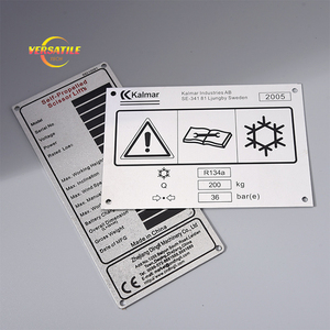 Engraved Aluminum Nameplate <strong>Embossed</strong> Etched Stainless Steel Logo Name Plates With Foam Self-Adhesive