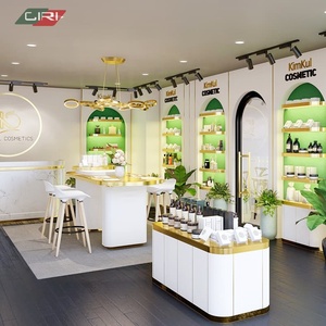 ตู้โชว์กระจกแบบกำหนดเองสำหรับตู้โชว์เครื่องสำอางชั้นวางร้านค้าเครื่องสำอางที่ทันสมัยพร้อมไฟ LED - Product Image 5